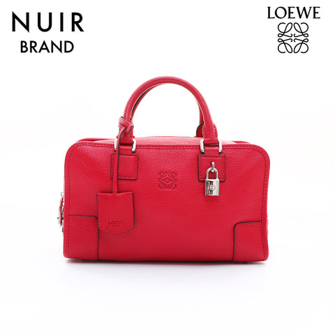 LOEWE Amazona Handbag Red WS7598
