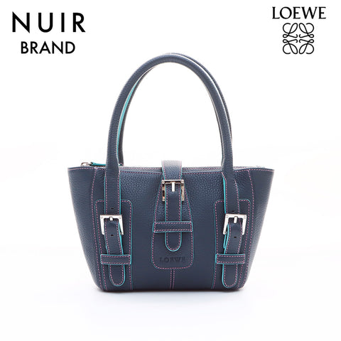 LOEWE Sender Handbag Blue WS7599