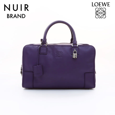 LOEWE Amazona Handbag Purple WS7600