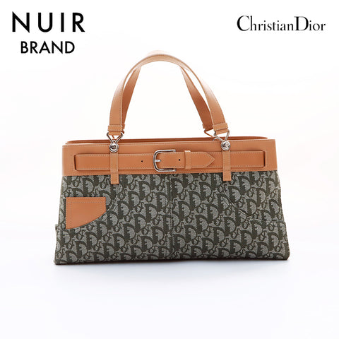 Christian Dior Trotter Handbag Green WS7601