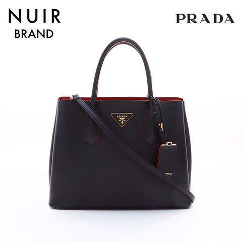 PRADA 2way Shoulder Bag Black WS7604