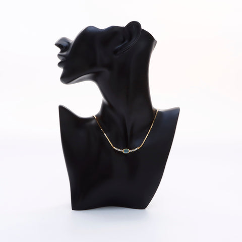 Christian Dior Rhingestone Collier Gold WS7609