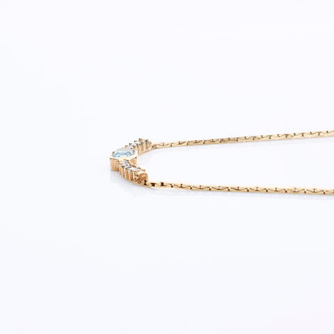 Christian Dior -Strass -Halskette Gold WS7609