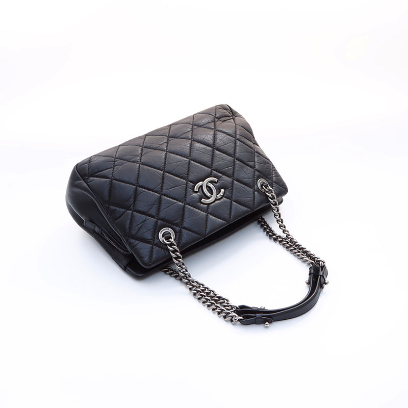 シャネル CHANEL 16番台 チェーン シルバー金具 ショルダーバッグ ブラック WS7617 – NUIR VINTAGE