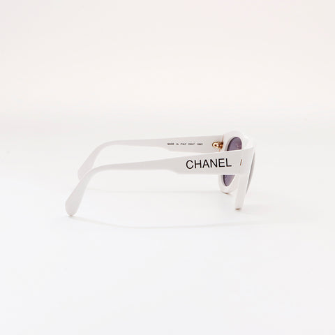 シャネル CHANEL サングラス ホワイト WS7635