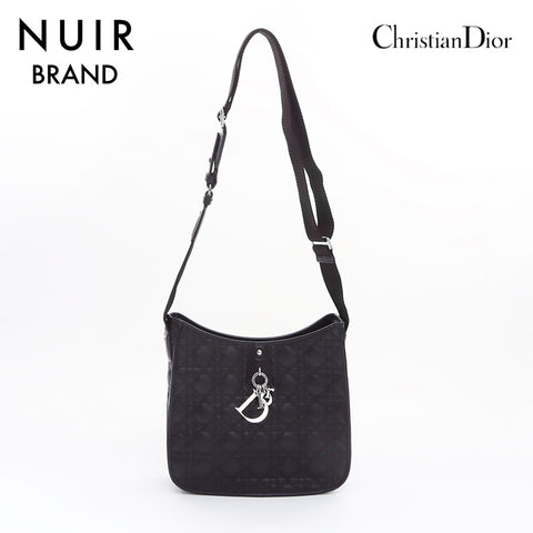 クリスチャンディオール Christian Dior カナージュ ショルダーバッグ ブラック WS7663