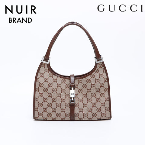 グッチ GUCCI ジャッキー GGキャンバス ハンドバッグ ベージュ WS7676 – NUIR VINTAGE