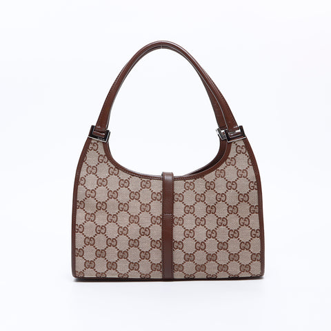 グッチ GUCCI ジャッキー GGキャンバス ハンドバッグ ベージュ WS7676