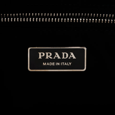 プラダ PRADA フラワー ショルダーバッグ ブラック WS7679