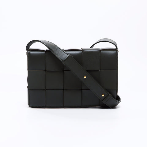 ボッテガヴェネタ BOTTEGAVENETA カセットバッグ ショルダーバッグ カーキ WS7680