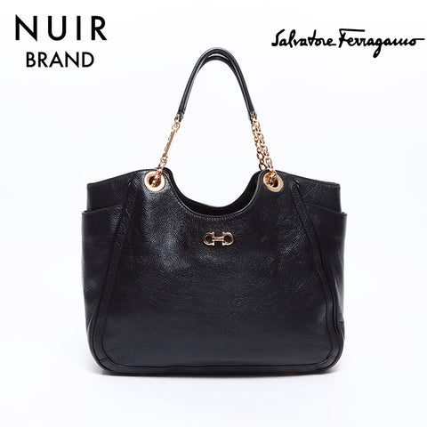 Salvatore Ferragamo Shoulder Bag Black WS7686