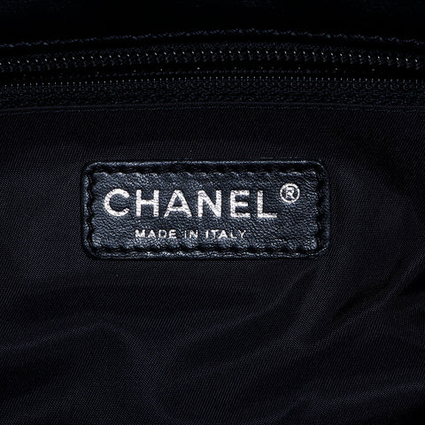 シャネル CHANEL パリビアリッツ 12番台 トートバッグ ブラック WS7712