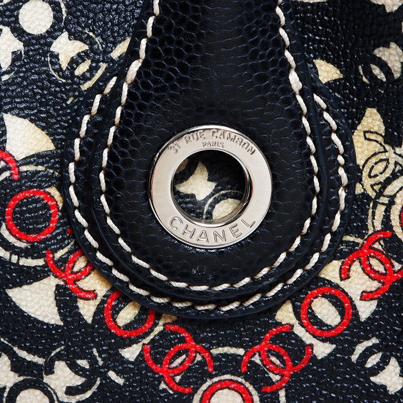 シャネル CHANEL ココマーク総柄11番台ポーチ付き トートバッグ