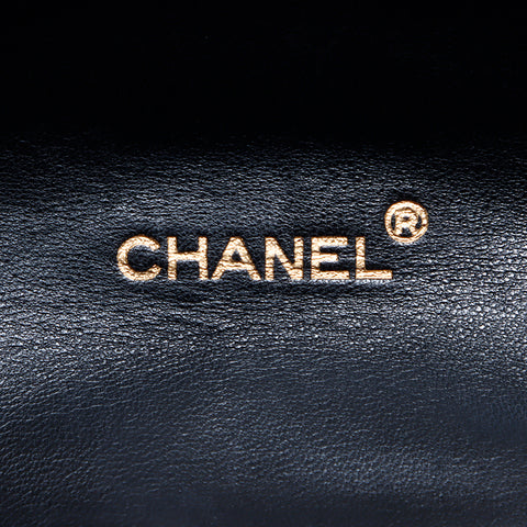 シャネル CHANEL ココマークチェーンラムスキン1番台 ショルダーバッグ ブラック WS7724