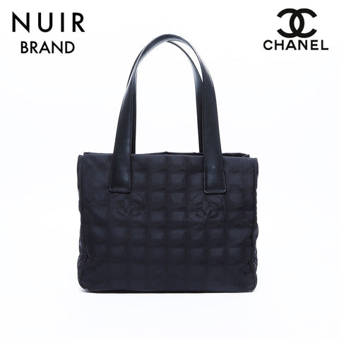 Chanel New Travel Line No. 8 Tote Bag Black WS7729