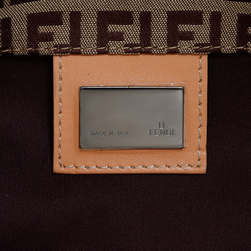フェンディ FENDI ズッキーノ キャンバス トートバッグ ベージュ