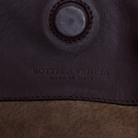 ボッテガヴェネタ BOTTEGAVENETA イントレチャート ショルダーバッグ ブラウン WS7746