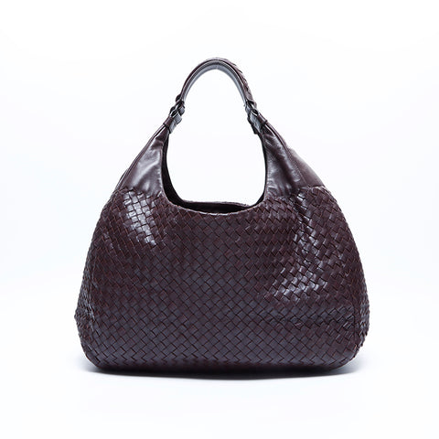 ボッテガヴェネタ BOTTEGAVENETA イントレチャート ショルダーバッグ ブラウン WS7746