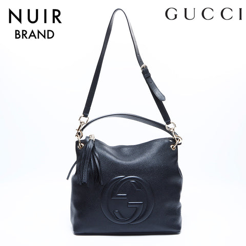 Gucci 2way Soho Shoulder Bag Black WS7747