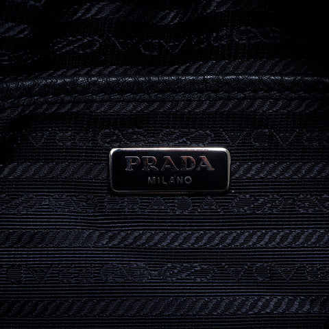 プラダ PRADA シルバー金具 ショルダーバッグ ブラック WS7748