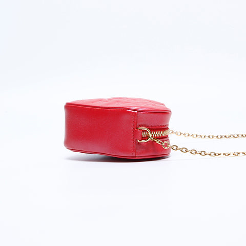 LOUIS VUITTON Herz-Monogramm-Mini-Umhängetasche Rot WS7751
