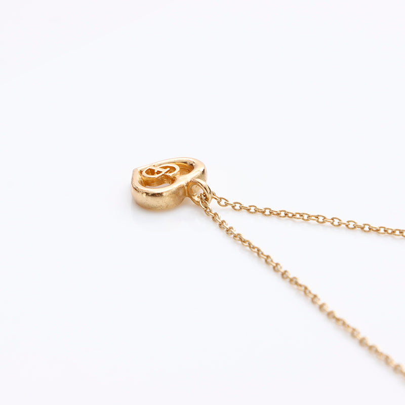 [美品]クリスチャンディオール ネックレス クリスチャンディオール Christian Dior ハート ネックレス