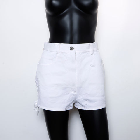 Chanel E97 Taille: 40 Coco Mark Shorts White WS7768