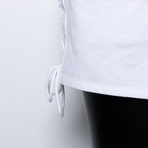 Chanel E97 Taille: 40 Coco Mark Shorts White WS7768