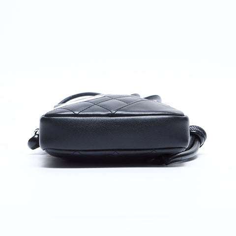 シャネル CHANEL 9番台 カンボンライン ショルダーバッグ ブラック WS7786