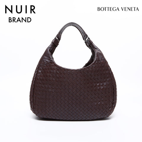 Bottegaveneta Intrecciato Campana Shoulder Bag Brown WS7813