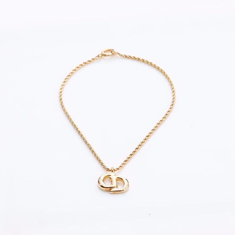 クリスチャンディオール Christian Dior ロゴ ブレスレット ゴールド