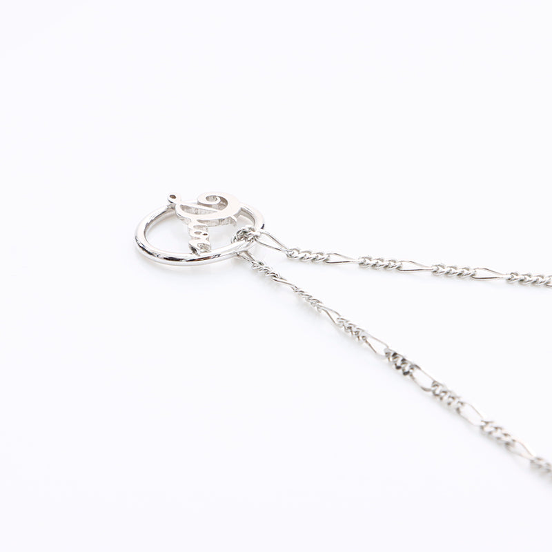 Christian Dior Logo Necklace Silver WS7827 – NUIR VINTAGE