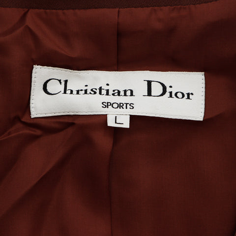克里斯蒂安·迪奥（Christian Dior）：L运动量身定制的外套夹克棕色WS7837