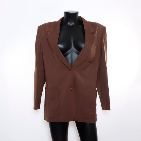 克里斯蒂安·迪奥（Christian Dior）：L运动量身定制的外套夹克棕色WS7837