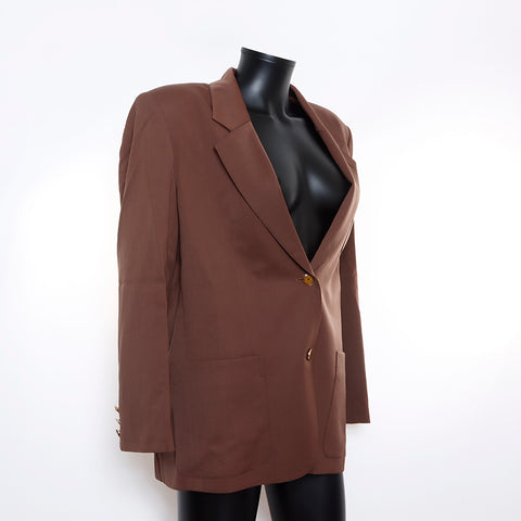 Christian Dior Size: L Sports Tailored Jacket Jacket Brown WS7837