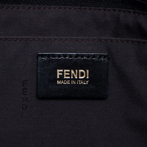 フェンディ FENDI ズッキーノ PVC ハンドバッグ ブラック WS7848