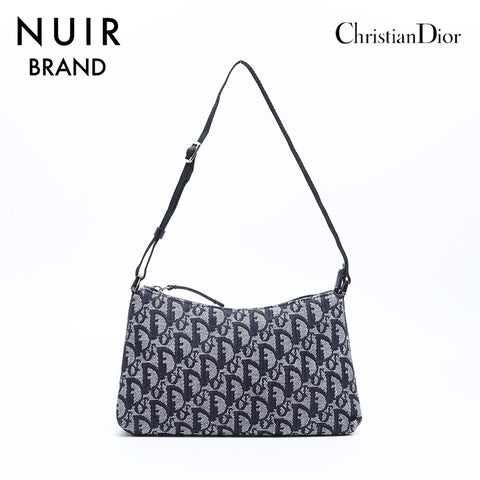 クリスチャンディオール Christian Dior トロッター ショルダーバッグ ブラック WS7856