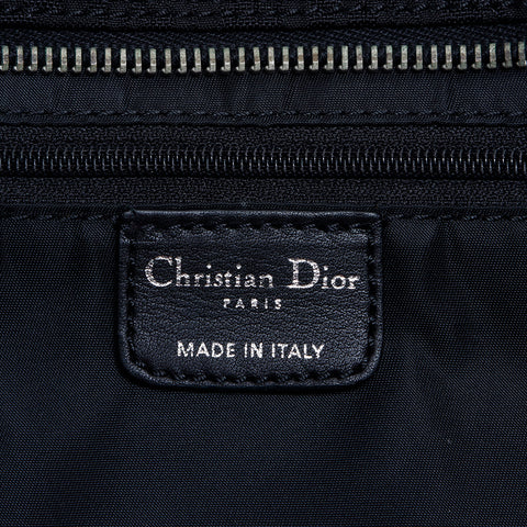 クリスチャンディオール Christian Dior トロッター リボン ショルダーバッグ ブラック WS7858