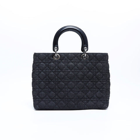 克里斯蒂安·迪奥（Christian Dior Lady）Dior 2way帆布牛仔手提包黑色WS7859