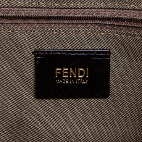 フェンディ FENDI ズッキーノ PVC ショルダーバッグ ブラウン WS7862