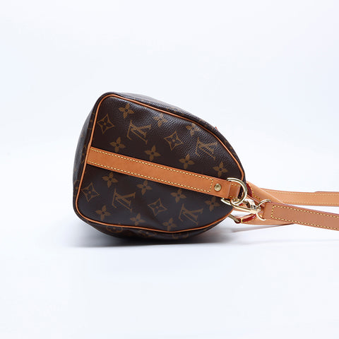 ルイ・ヴィトン LOUIS VUITTON MB3199 スピーディ 2way 25 モノグラム ハンドバッグ ブラウン WS7880