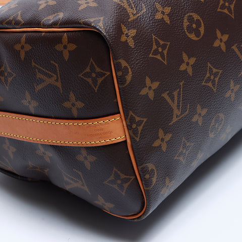 ルイ・ヴィトン LOUIS VUITTON MB3199 スピーディ 2way 25 モノグラム ハンドバッグ ブラウン WS7880