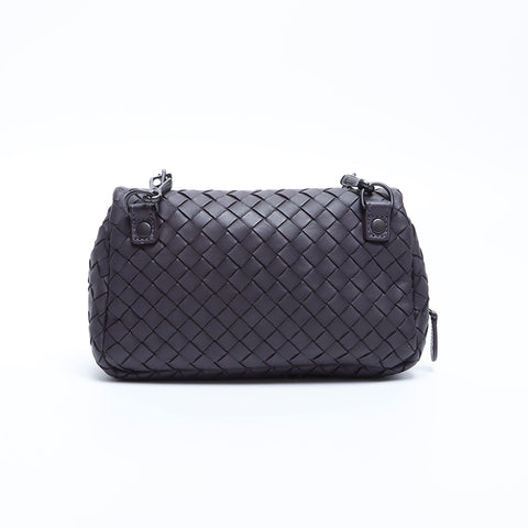 ボッテガヴェネタ BOTTEGAVENETA イントレチャート ショルダーバッグ ブラウン WS7884