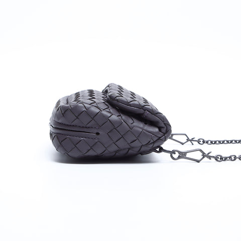 ボッテガヴェネタ BOTTEGAVENETA イントレチャート ショルダーバッグ ブラウン WS7884