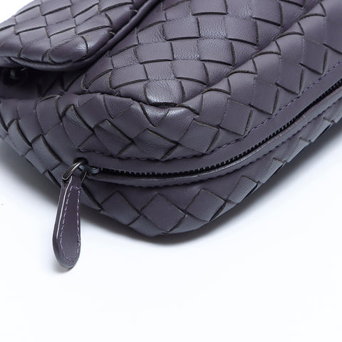 ボッテガヴェネタ BOTTEGAVENETA イントレチャート ショルダーバッグ ブラウン WS7884