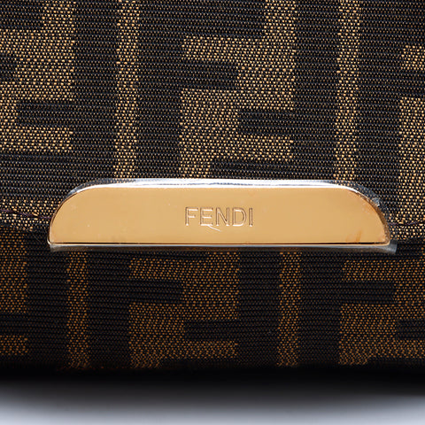 フェンディ FENDI ズッカ ショルダーバッグ ブラウン WS7886