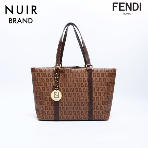Fendi Zucchino肩带棕色WS7892