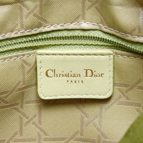 クリスチャンディオール Christian Dior レディーディオール 2way ハンドバッグ グリーン WS7893