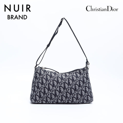 Christian Dior Trotter Shoulder Bag Black WS7899