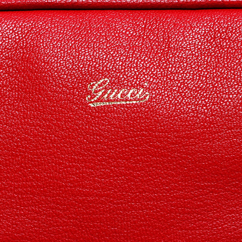 グッチ GUCCI チェーン ショルダーバッグ レッド WS7900